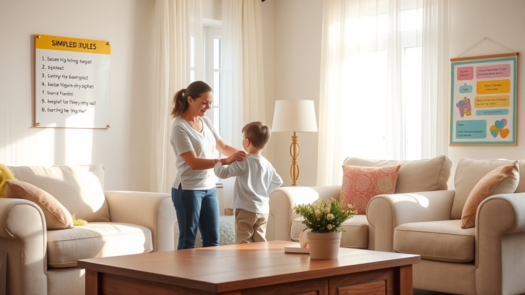 set clear consistent boundaries