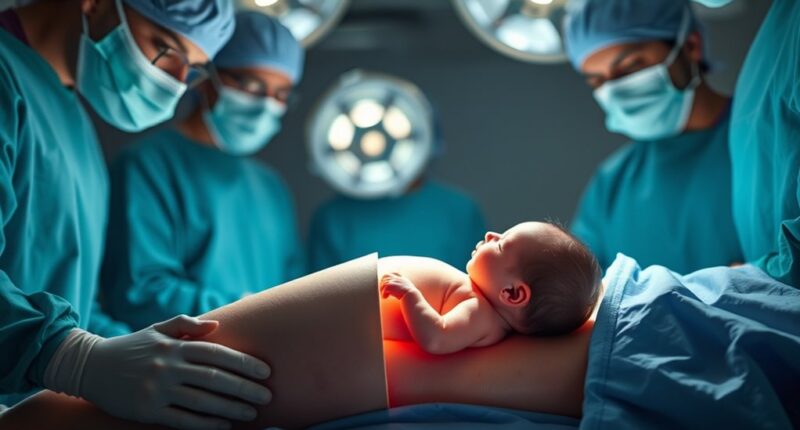surgical births when needed