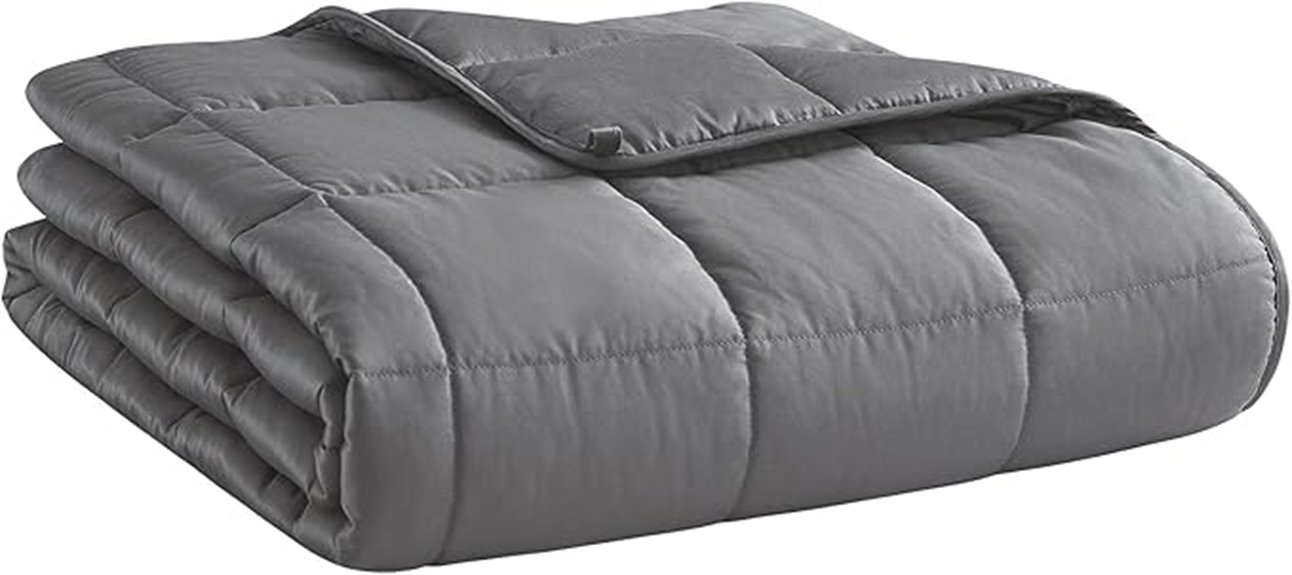 adult dark grey blanket