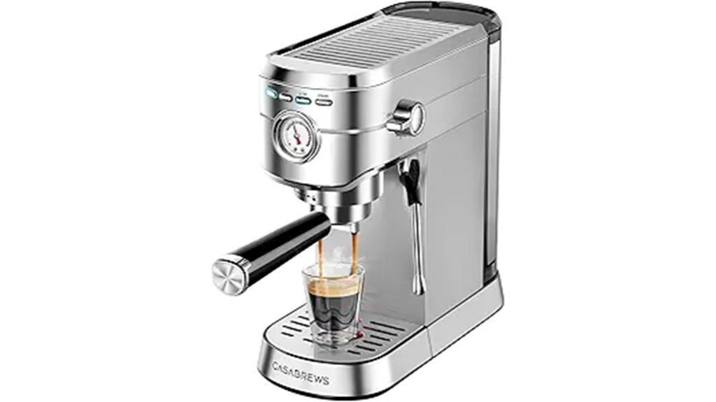 espresso machine with 20 bar