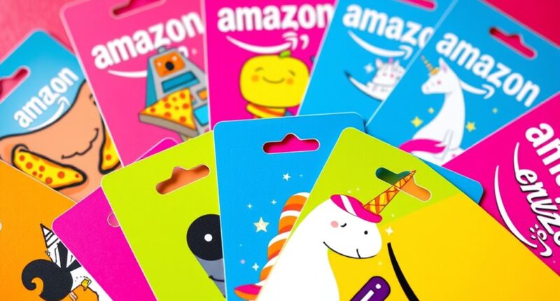 humorous amazon gift card designs
