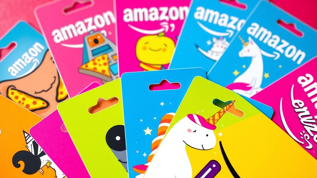 humorous amazon gift card designs