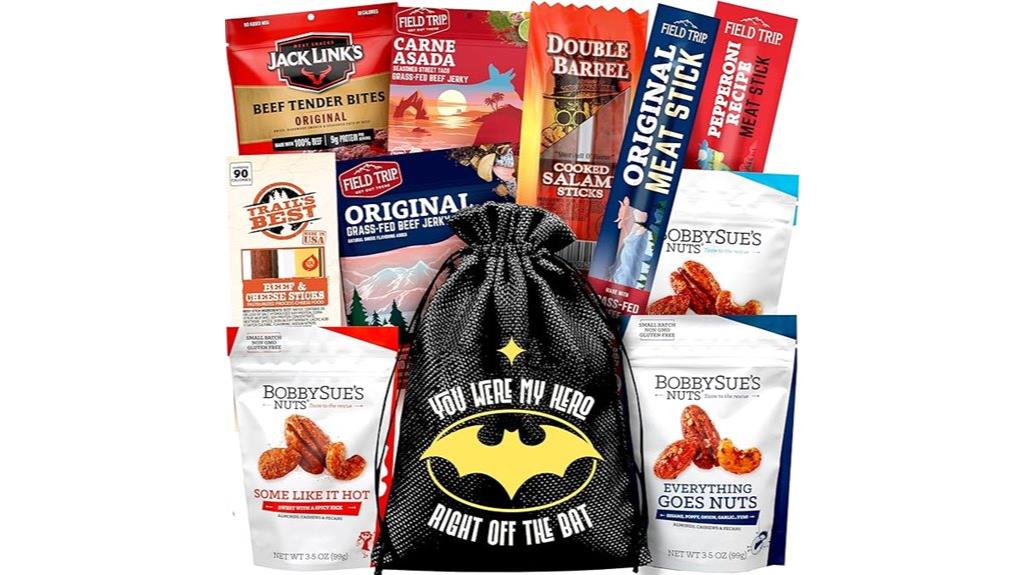 jerky and nut gift basket
