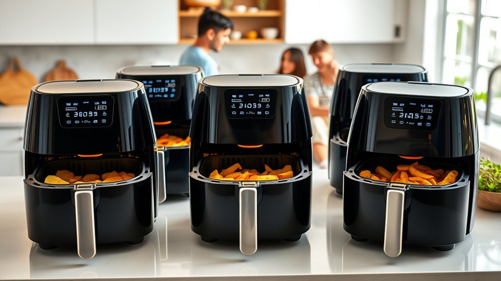 large family air fryers