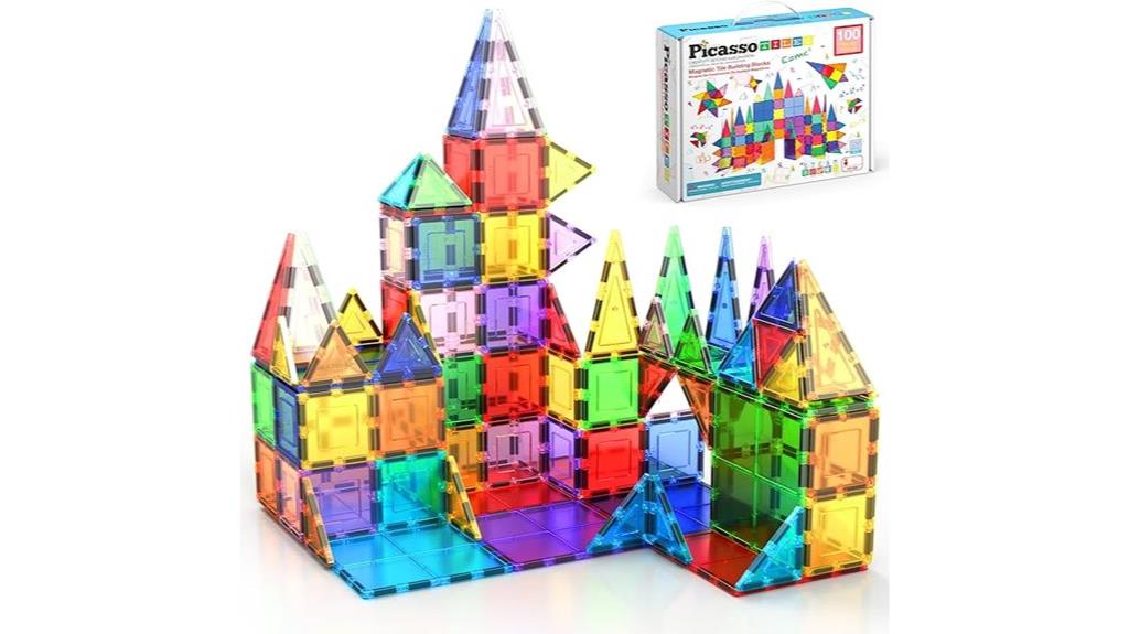 magnet building tiles set