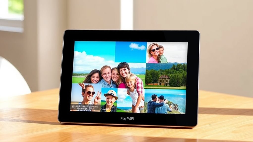 photo frame email security