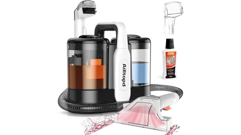 portable cleaner with high suction