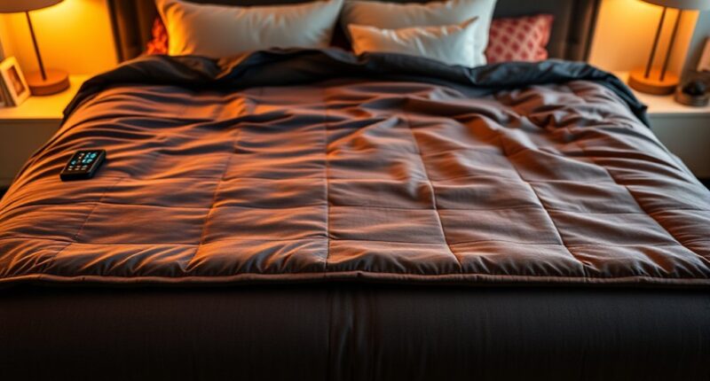 top dual control king blankets
