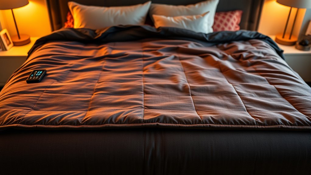 top dual control king blankets