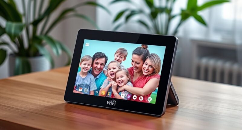 top email enabled digital frames