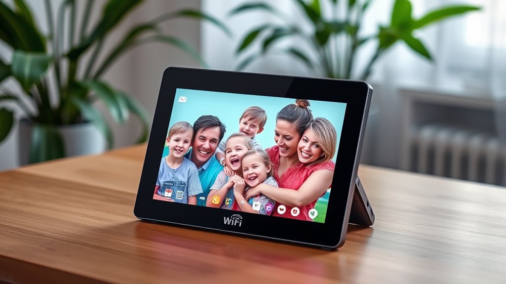 top email enabled digital frames