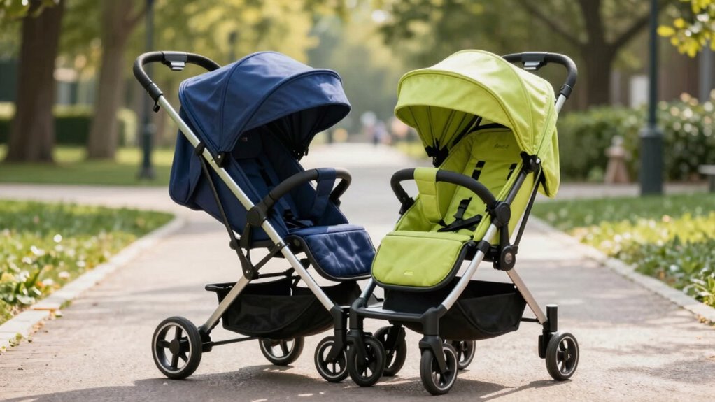 balanced stroller weight distribution