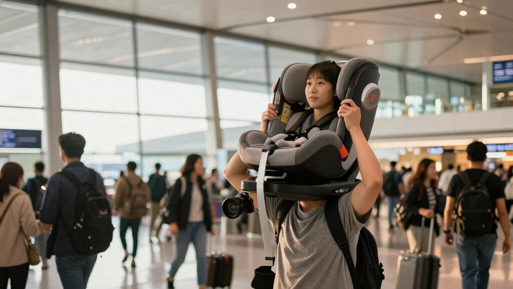 car seat travel hack