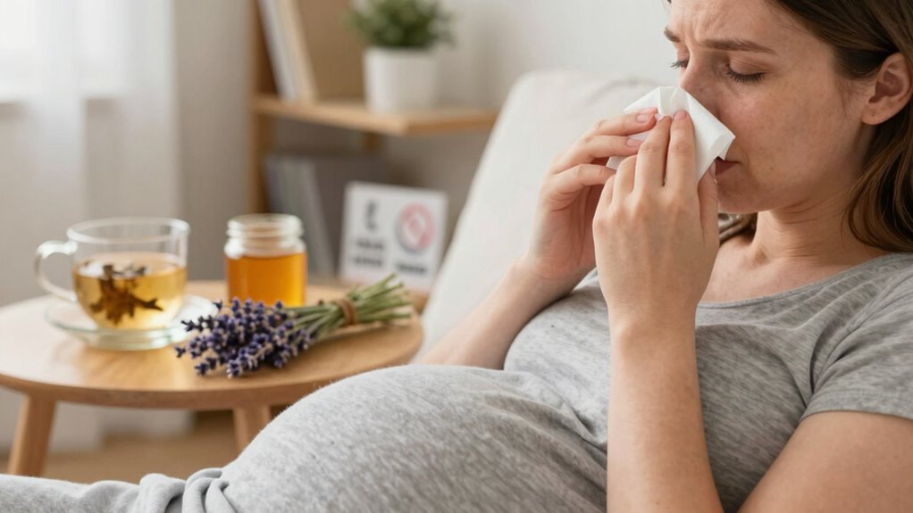 managing pregnancy allergy symptoms