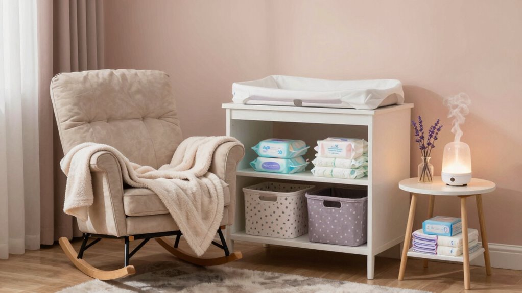 postpartum sleep and feeding setup