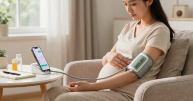 pregnancy blood pressure monitoring
