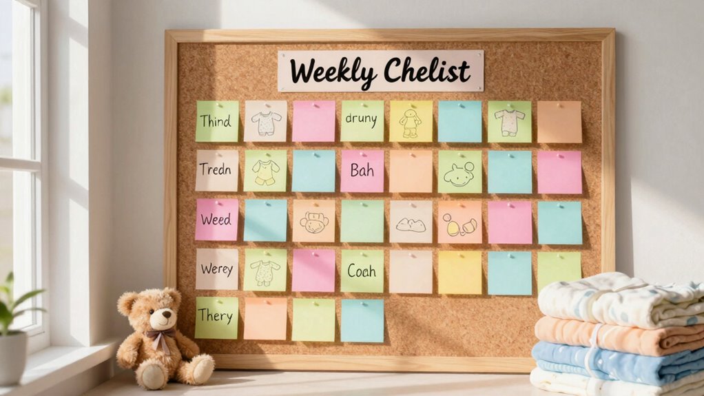 pregnancy week by week checklist
