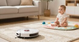 safe baby robot vacuum use