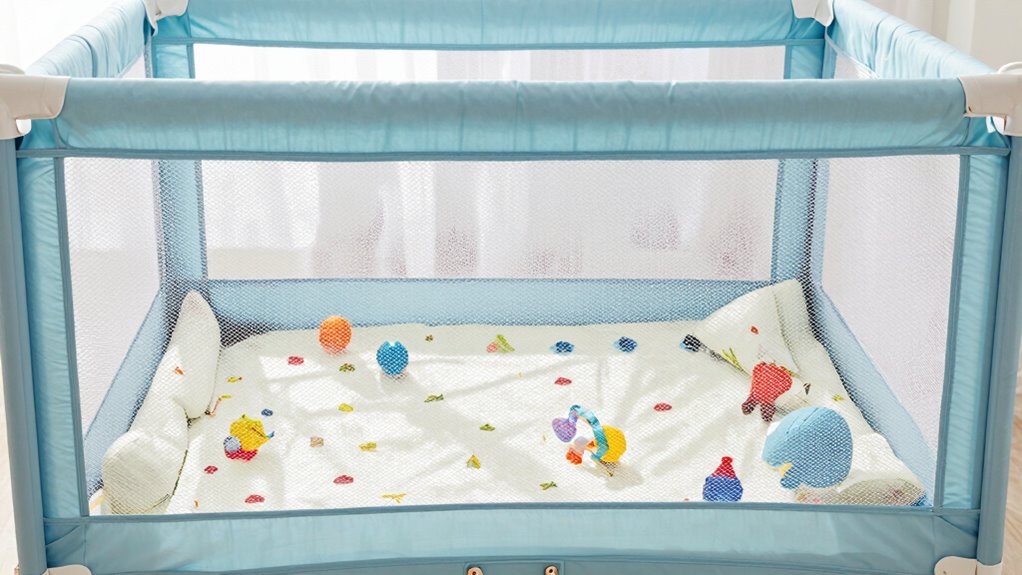 safe portable mesh playpen