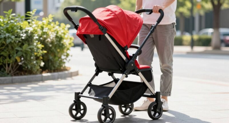 secure the stroller properly