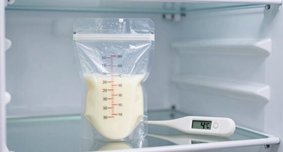 store milk cold properly