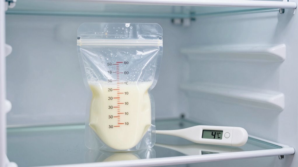 store milk cold properly
