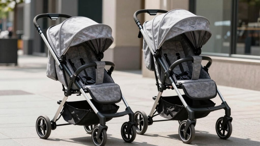 stroller size folding storage