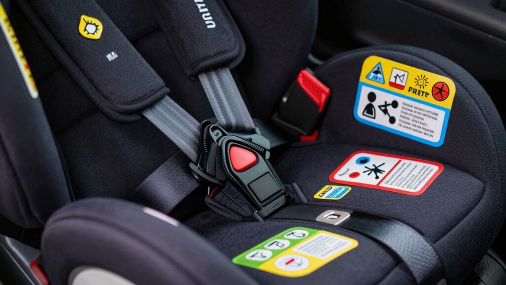 understanding car seat stickers
