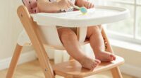 use footrest for better feeding