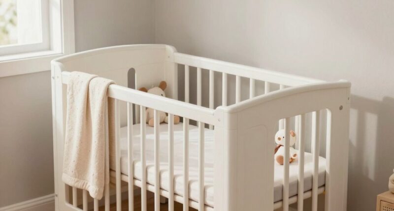 compact comfortable baby cribs