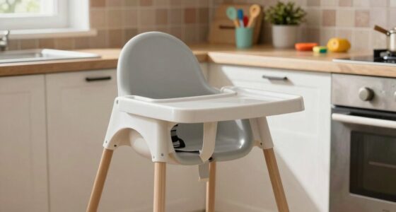 compact high chairs for small kitchens