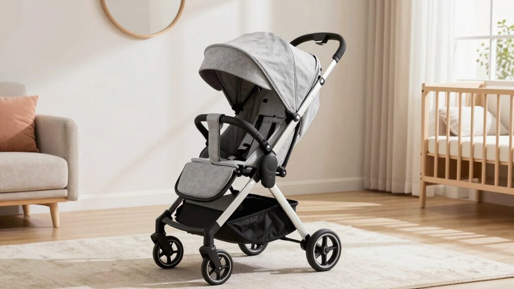 compact lightweight safe stroller