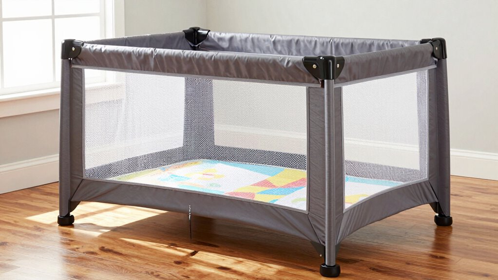 hardwood floor safe playpen