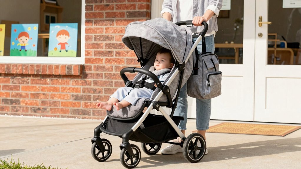portable safe maneuverable stroller