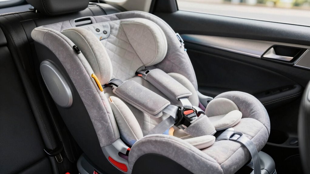 safe comfortable padded seat