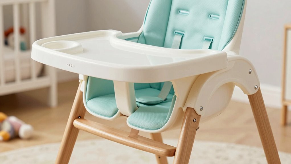top adjustable footrest high chairs