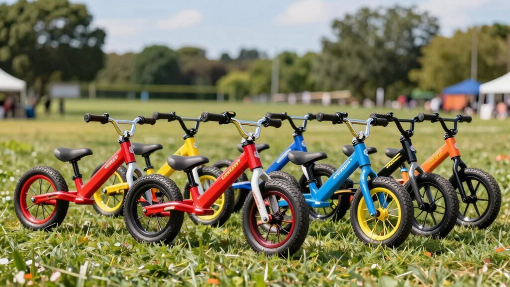 top air tire balance bikes