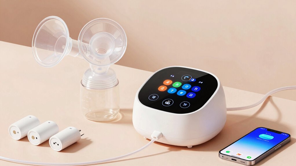 top app controlled breast pumps