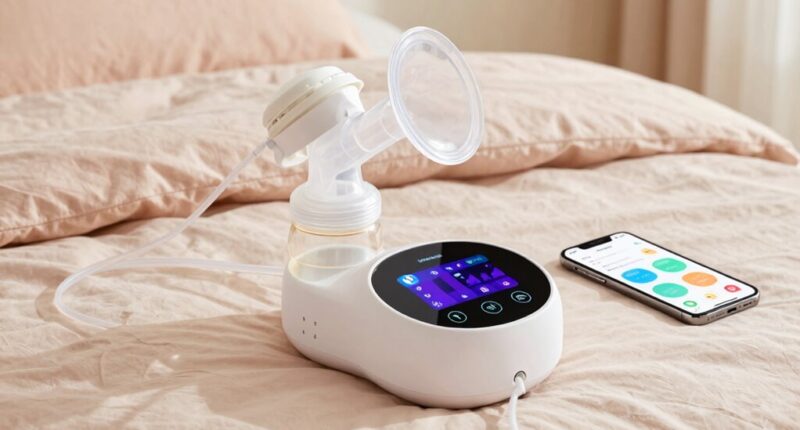 top app integrated breast pumps
