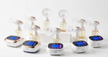 top double electric breast pumps