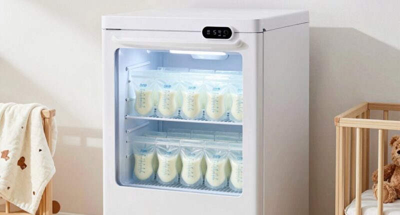 top freezers for milk storage