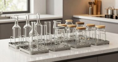 top large bottle drying racks