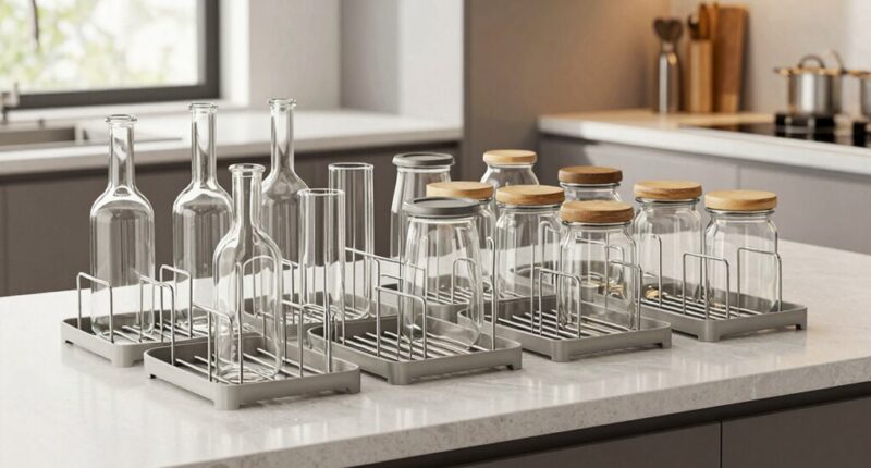 top large bottle drying racks