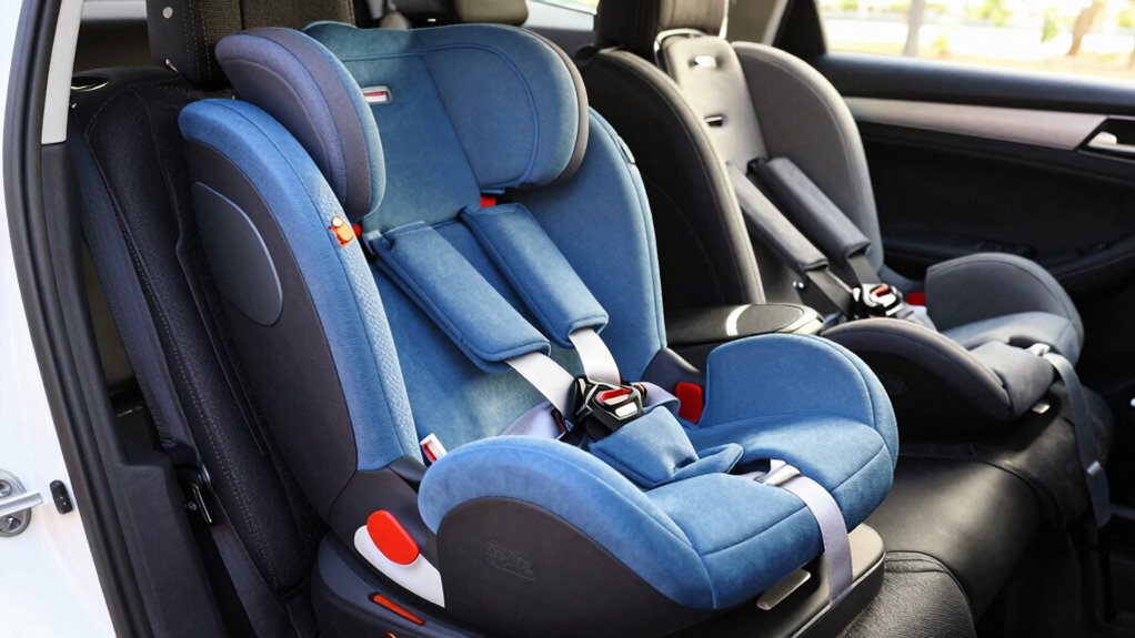 top latch booster seats