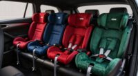 top latch equipped booster seats