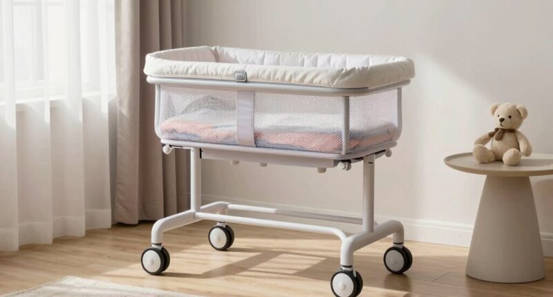 top portable bedside cribs