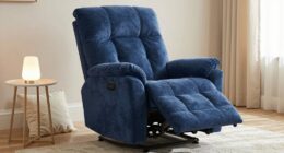 top power recline nursery gliders