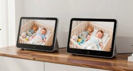 top split screen baby monitors