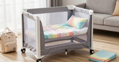 top travel friendly portable cribs