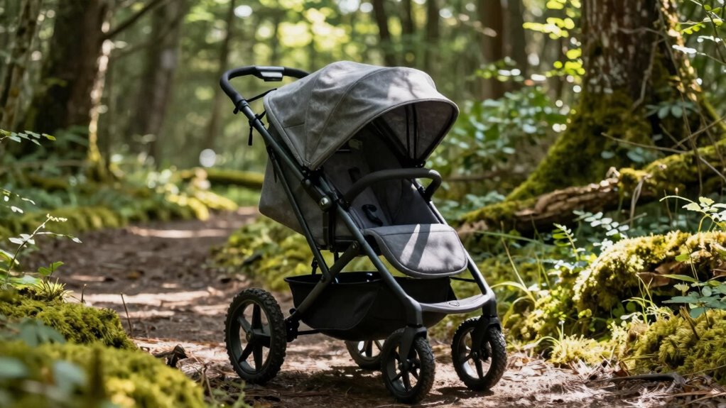 trail stroller safety features